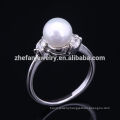 2018 sale pearl mountings 925 silver pearl ring